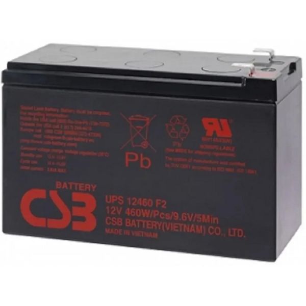 Аккумулятор для ИБП CSB UPS12460 F2 12 В 9 Ач