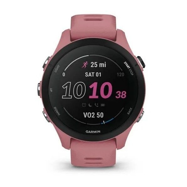 Умные часы Garmin Forerunner 255S черный/розовый [010-02641-13]